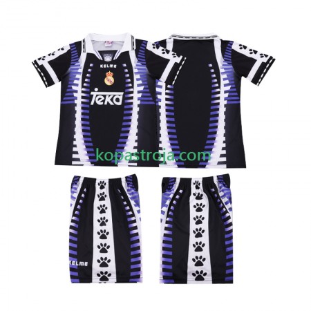 Billiga Fotbollströjor Real Madrid Retro Barn Tredje tröja 1997 1998 Kortärmad